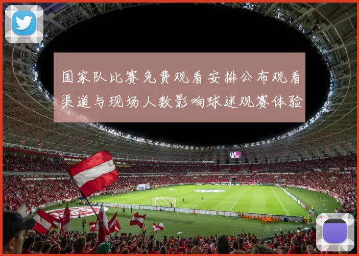 国家队比赛免费观看安排公布观看渠道与现场人数影响球迷观赛体验
